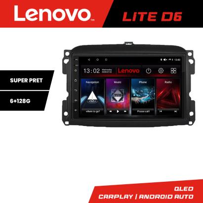 Navigație Android Fiat 500 2015-2021 Lenovo Lite D6 6+128GB