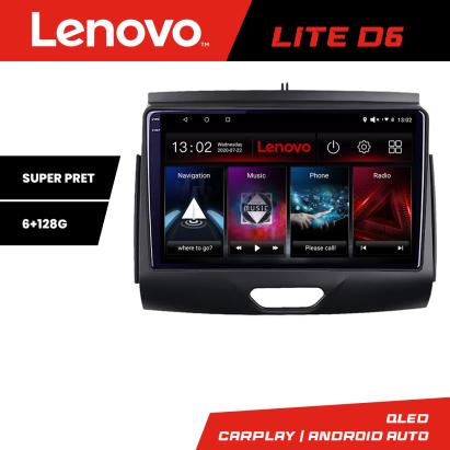 Navigație Android Ford Ranger 2015+ cu GPS, CD, 6GB RAM și 128GB Lenovo