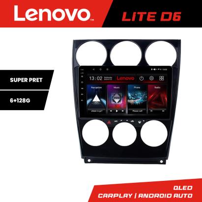 Navigație Android Mazda 6 2004-2008 Lenovo Lite D6, 6GB RAM, 128GB
