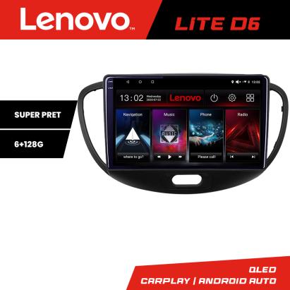 Navigație Android Hyundai i10 2007-2013 cu GPS, 6+128GB și Bluetooth