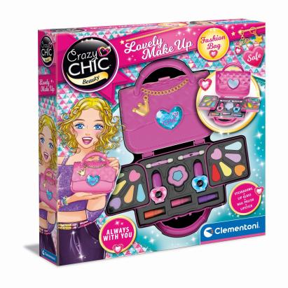 Trusă de machiaj pentru copii Lovely Make Up Crazy Chic, geantă portabilă