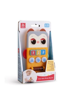 Mini tablita educativa Bufnita cu muzica si lumini pentru bebelusi