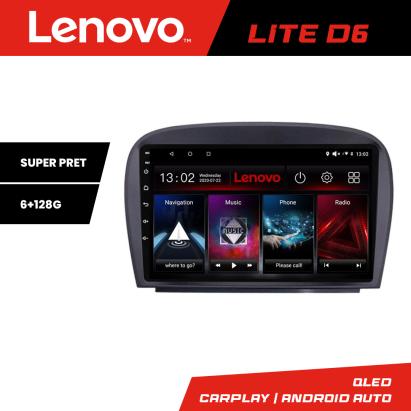 Navigație Android Lenovo Lite D6 pentru Mercedes SL W230 2004-2011, 6+128GB