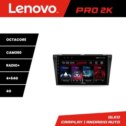Navigație Mazda 3 2009-2014 Lenovo QLED 2K Octa-Core 4GB+64GB Android