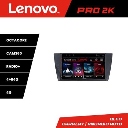 Navigație BMW Seria 3 E90 Lenovo QLED 2K Android 4+64 cu Waze
