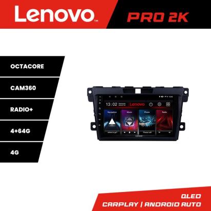 Navigație Mazda CX-7 2008-2012 Lenovo QLED 2K Android 4+64GB 360