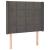 Tăblie de pat cu aripioare gri închis 83x16x118/128 cm catifea GartenMobel Dekor