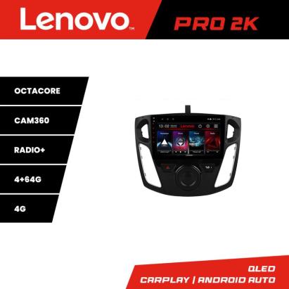 Navigație Android Lenovo QLED 2K 4+64 pentru Ford Focus 3 2011-2018