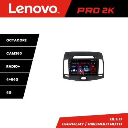 Navigatie Hyundai Elantra 2007-2011 Lenovo QLED 2K Android 4GB+64GB