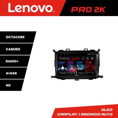 Navigație Android Kia Carens 2013-2018 Lenovo QLED 2K 4GB+64GB 360