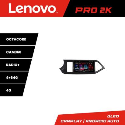Navigatie Android Lenovo QLED 2K 4+64 pentru Kia Picanto 2011-2015