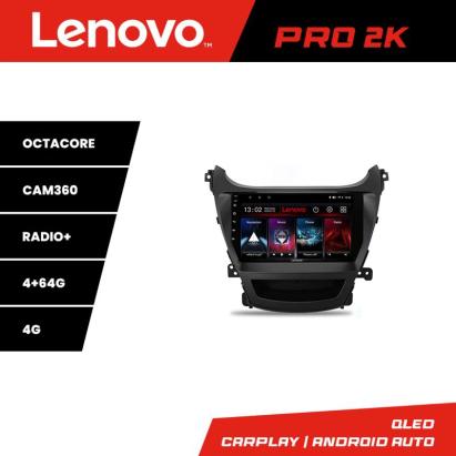 Navigație Hyundai Elantra 2013-2015 Lenovo QLED 2K 4GB+64GB Android
