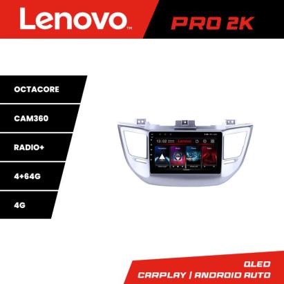 Navigație Android Hyundai Tucson 2015-2019 Lenovo QLED 2K 4+64GB 360
