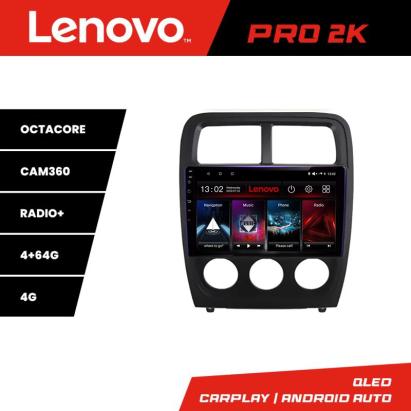 Navigație Android Lenovo QLED 2K 4+64 pentru Dodge Caliber 2010-2012