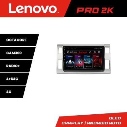 Navigație Android Toyota Estima 2006-2013 QLED 2K 4GB+64GB 4G GPS Lenovo