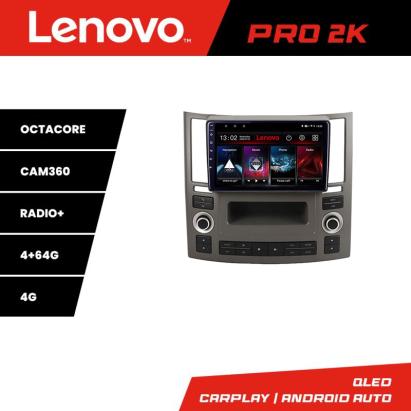 Navigație Android Infiniti FX45 2007-2009 QLED 2K 4GB+64GB 360 Lenovo