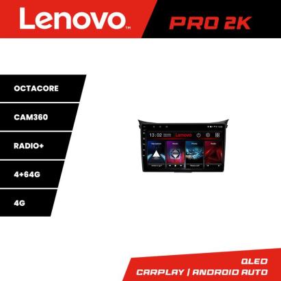 Navigație Android Hyundai i30 2011-2016 QLED 2K 4GB+64GB 360 Lenovo