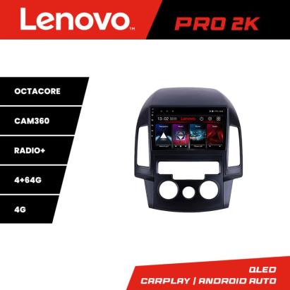 Navigație Hyundai i30 2009-2012 pentru climă manuală, QLED 2K, 4+64GB