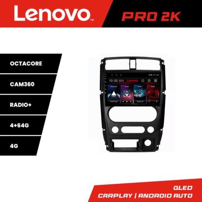 Navigație Android Lenovo QLED 2K 4+64 GB pentru Suzuki Jimny 2007-2016