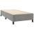 Pat box spring cu saltea, gri deschis, 100x200 cm, catifea GartenMobel Dekor