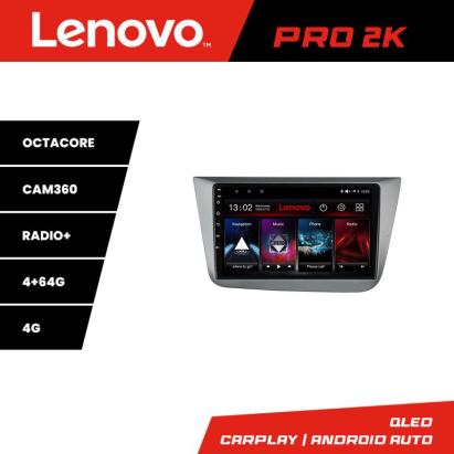 Navigație Android Seat Leon 2005-2012 Lenovo QLED 2K 4GB+64GB