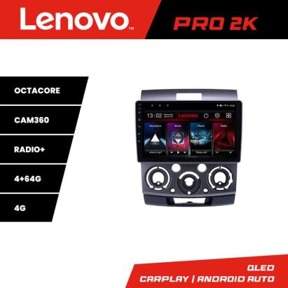 Navigație Android Lenovo QLED 2K pentru Ford Ranger și Mazda BT50 2007-2012