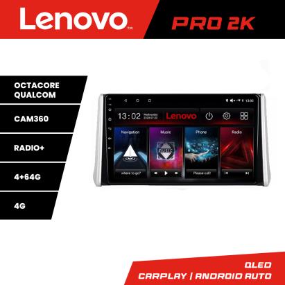 Navigatie Toyota RAV4 2018+ Lenovo Pro 2K QLED 4GB+64GB 360