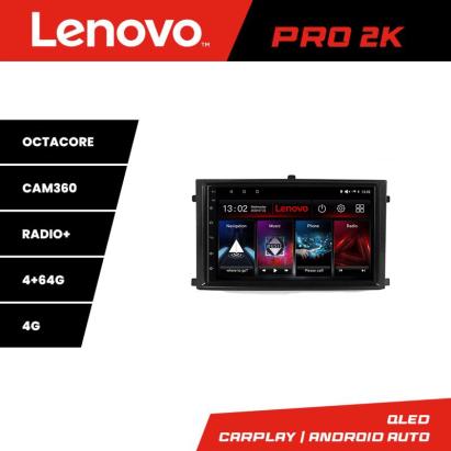 Navigație Android Lenovo pentru SsangYong Rexton 2019+ QLED 2K 4GB+64GB