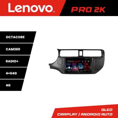 Navigație Android Lenovo pentru Kia Rio 2011-2014, QLED 2K, 4GB+64GB