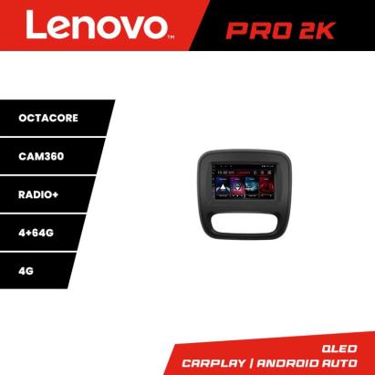 Navigație Renault Trafic 2014-2018 Lenovo QLED 2K Android 4+64 360