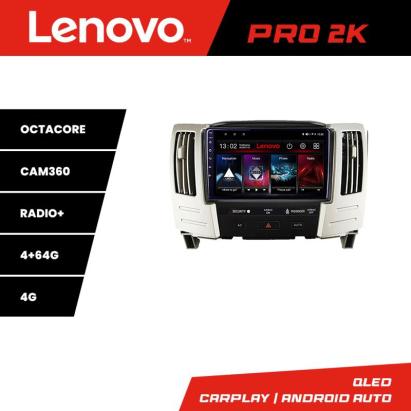 Navigație Android Lexus RX300 2003-2008 QLED 2K, 4GB+64GB, GPS, 360