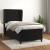 Pat box spring cu saltea, negru, 80x200 cm, catifea GartenMobel Dekor