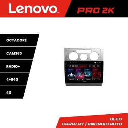 Navigatie Lenovo VW Touran 2003-2010 QLED 2K Android 4+64 cu Waze si 360
