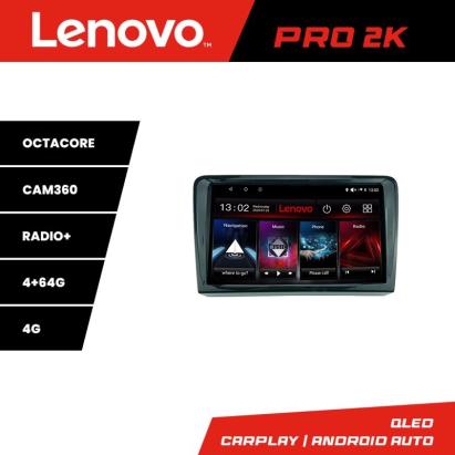 Navigație VW Lenovo QLED 2K 4+64GB Android cu Waze, 4G și 360