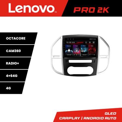 Navigație Android Mercedes Vito W447 2016+ QLED 2K GPS 4G 4+64GB Lenovo