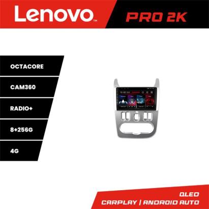 Navigație Dacia Duster 2010-2012 Lenovo QLED 2K 8GB+256GB Android 360