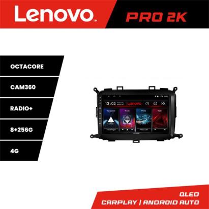 Navigație Android Kia Carens 2013-2018 Lenovo QLED 2K 8GB+256GB 360