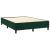 Pat box spring cu saltea, verde închis, 140x190 cm, catifea GartenMobel Dekor
