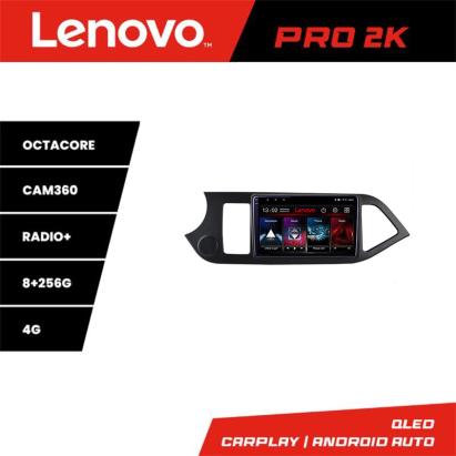 Navigație Android Kia Picanto 2011-2015 Lenovo QLED 2K 8GB+256GB