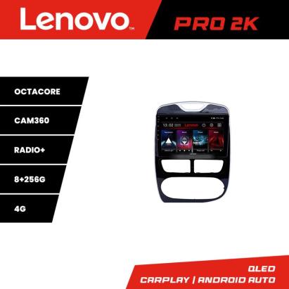 Navigatie Renault Clio 4 Lenovo QLED 2K 8+256GB 360 Android