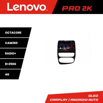 Navigație Renault Clio 4 Lenovo QLED 2K, 8GB RAM, 256GB, Android