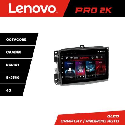 Navigație Android Fiat 500L 2012-2017 Lenovo QLED 2K 8GB+256GB