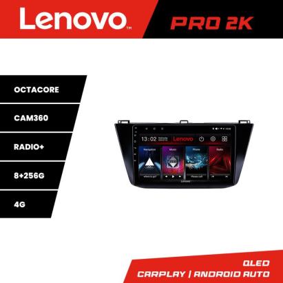 Navigație Android Lenovo QLED 2K 8+256GB pentru VW Tiguan 2016+