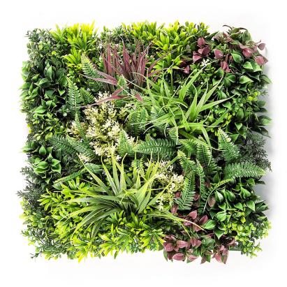 Perete verde artificial Mirpol 50x50 cm pentru balcon, terasă și interior