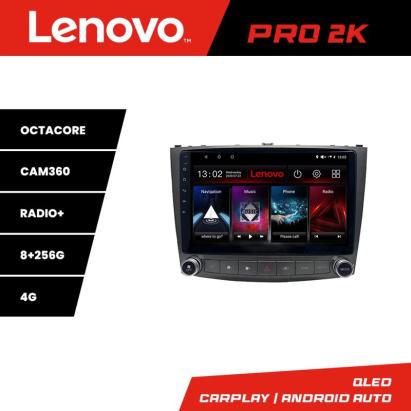 Navigație Lexus IS 2005-2011 Lenovo Pro 2K QLED 8GB+256GB Android 360