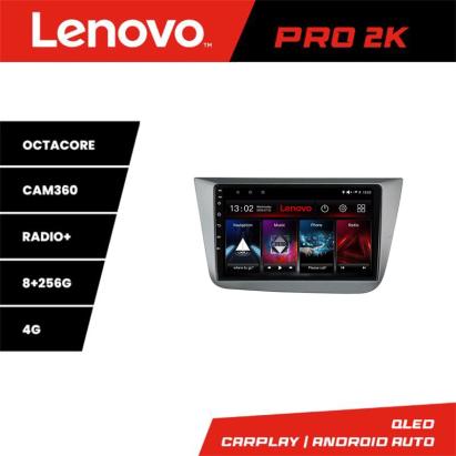 Navigatie Android Lenovo pentru Seat Leon 2005-2012, QLED 2K, 8GB RAM, 256GB