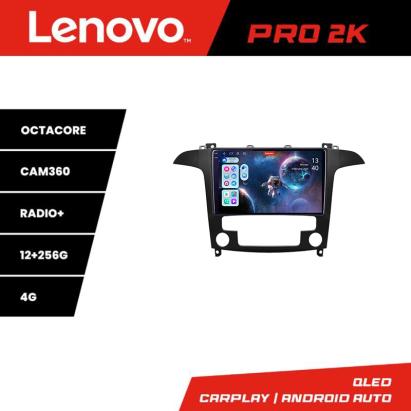 Navigatie Ford S-Max Lenovo Pro 2K QLED 12+256 GB cu 360 si Android
