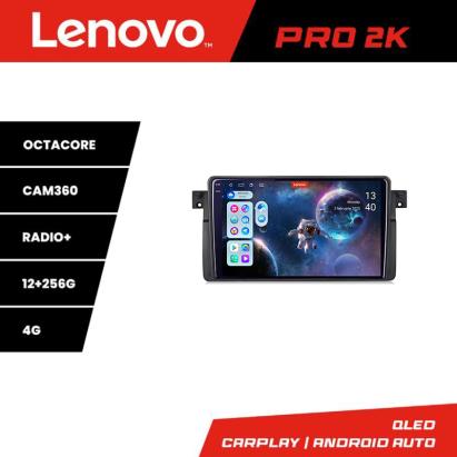 Navigație Android BMW Seria 3 E46 Lenovo QLED 2K 12GB+256GB