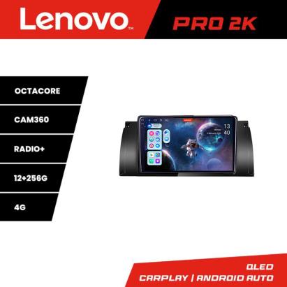 Navigație BMW E39 și E53 Lenovo 2K QLED 12+256GB cu Android și 360