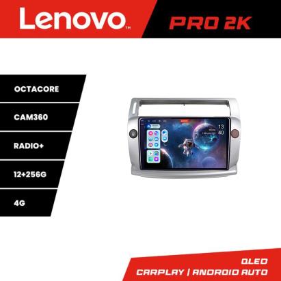 Navigație Android Citroen C4 2005-2010 Lenovo 2K QLED 12+256 GB 360